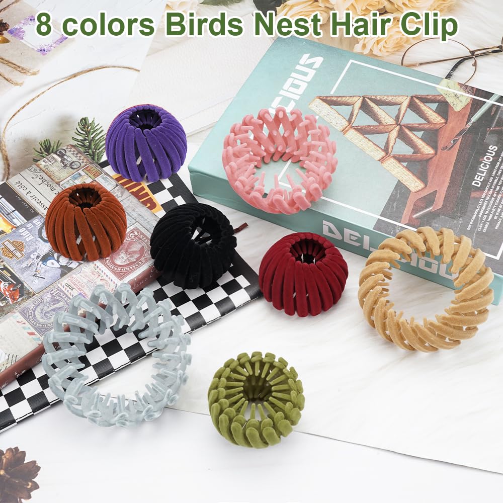 Aokid Bird Nest Magic Hair Clip anti-slip design in action