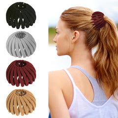 Aokid Bird Nest Magic Hair Clip open view showing expandable design for versatile styling