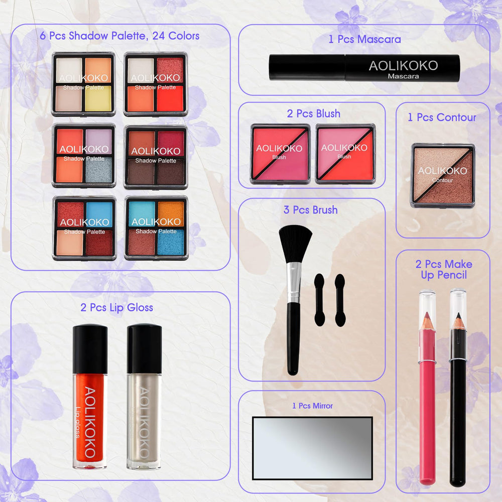 AOLIKOKO lip glosses offer glossy shine and comfortable wear