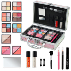 AOLIKOKO makeup kit set B blush complements cheek color with a natural glow