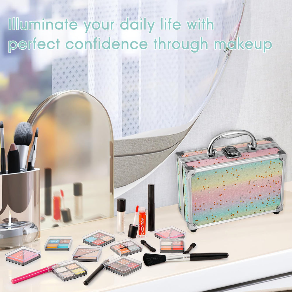 AOLIKOKO makeup kit set B contour and mascara create definition and volume