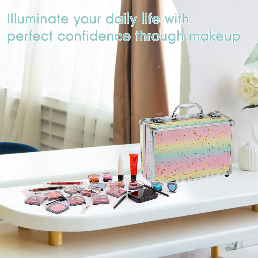 AOLIKOKO makeup kit 8 brushes for precise application and professional results.
