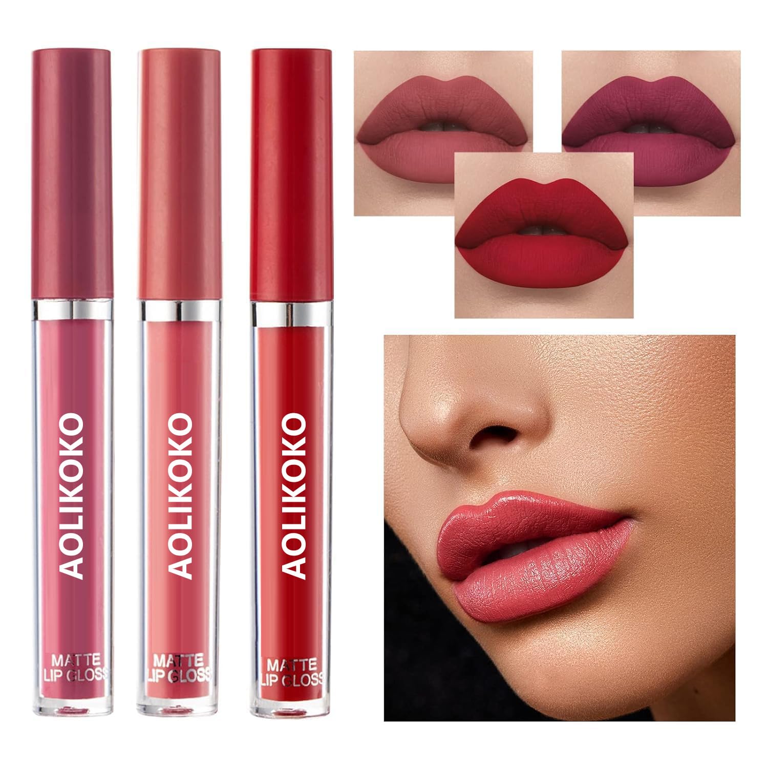 AOLIKOKO makeup kit mascara eyeliner for precise, dramatic eye looks