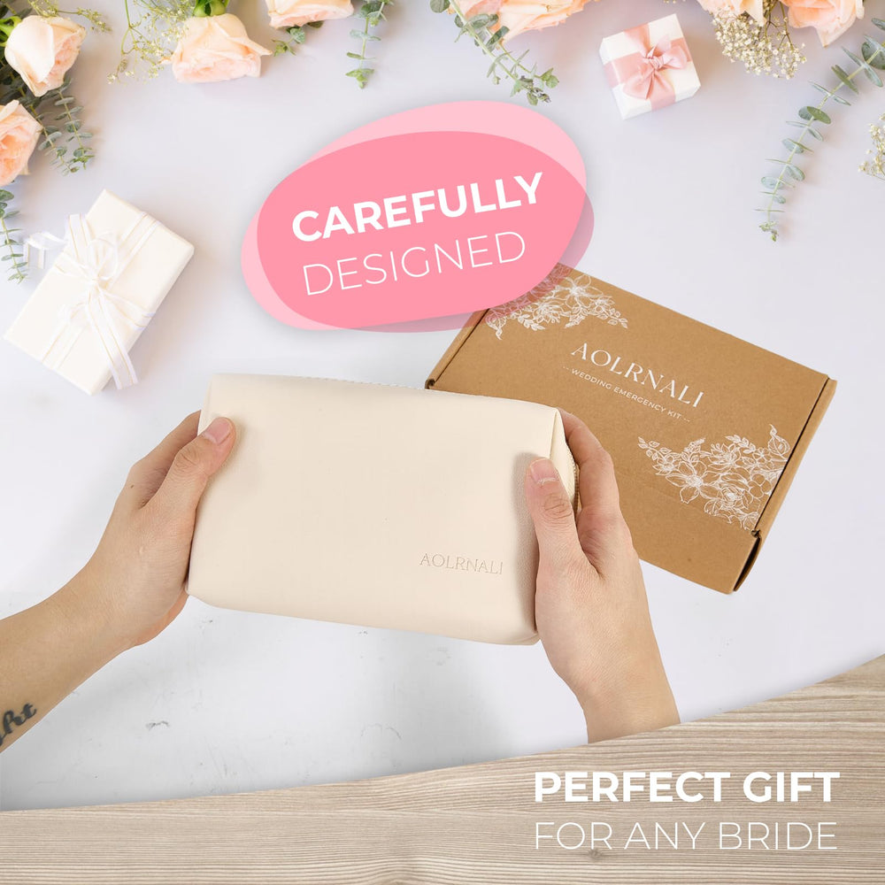 AOLRNALI bridal emergency kit mirror and combs provide quick touch-ups.