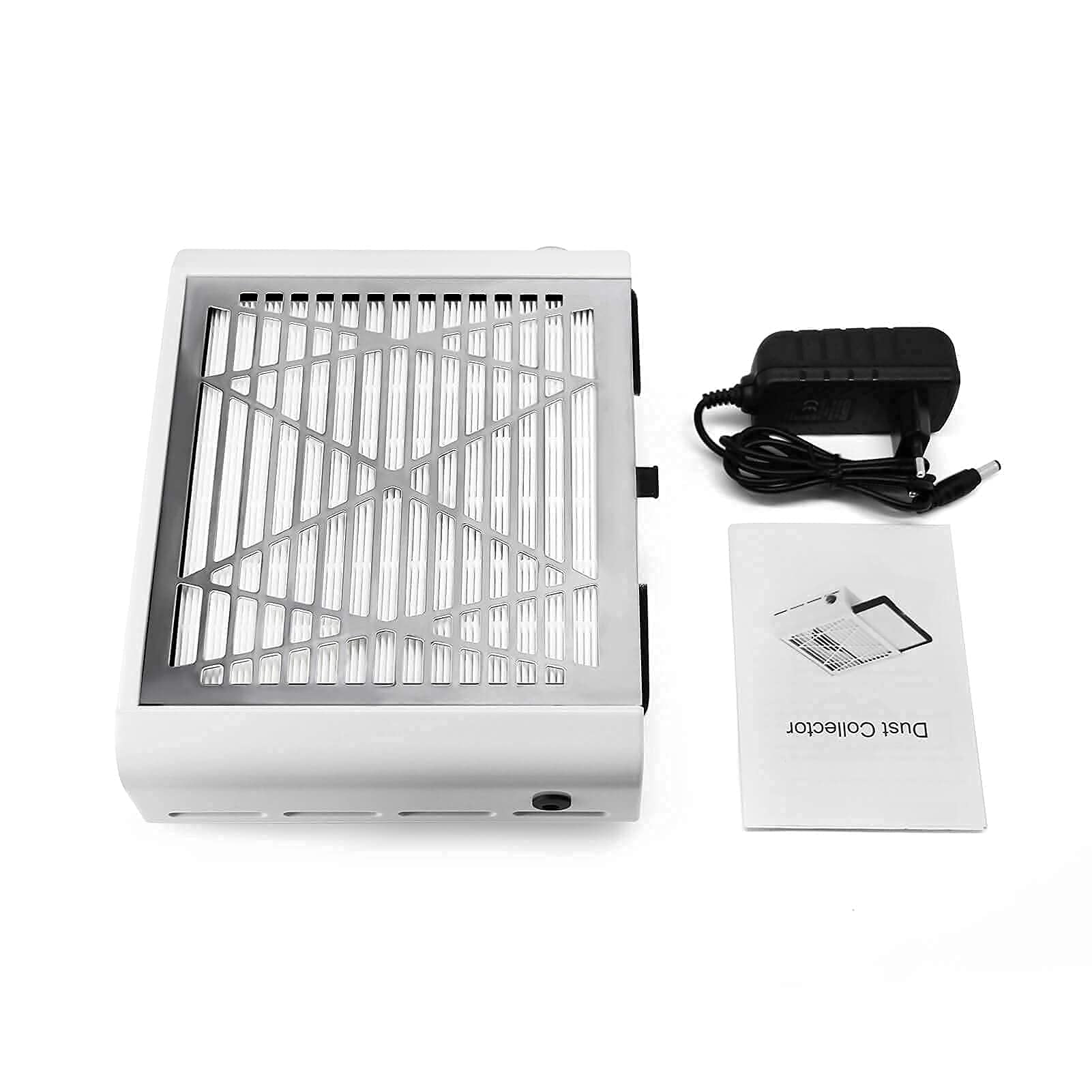 AONOLOVO Nail Dust Collector durable cover highlights stainless steel build.