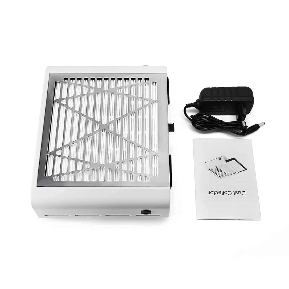 AONOLOVO Nail Dust Collector durable cover highlights stainless steel build.