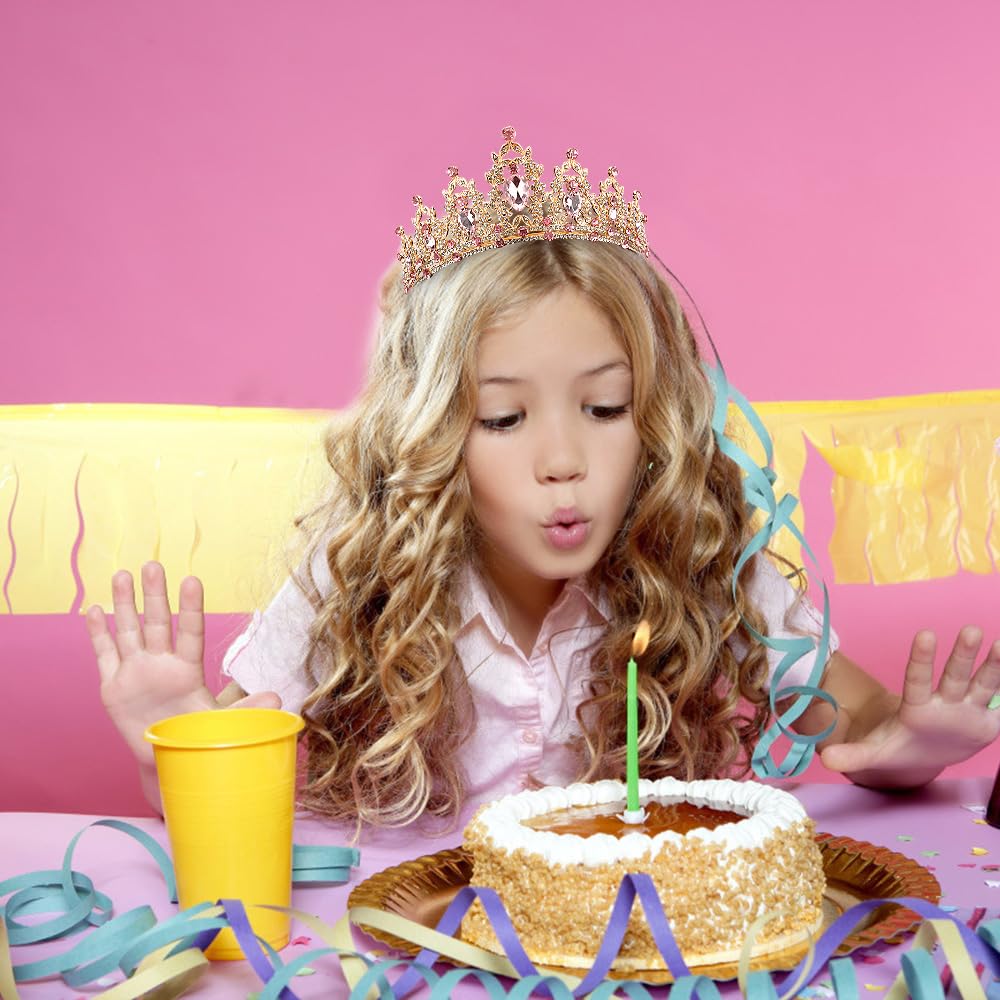 AOPRIE two-headband set showcases matching sparkle for group photos.