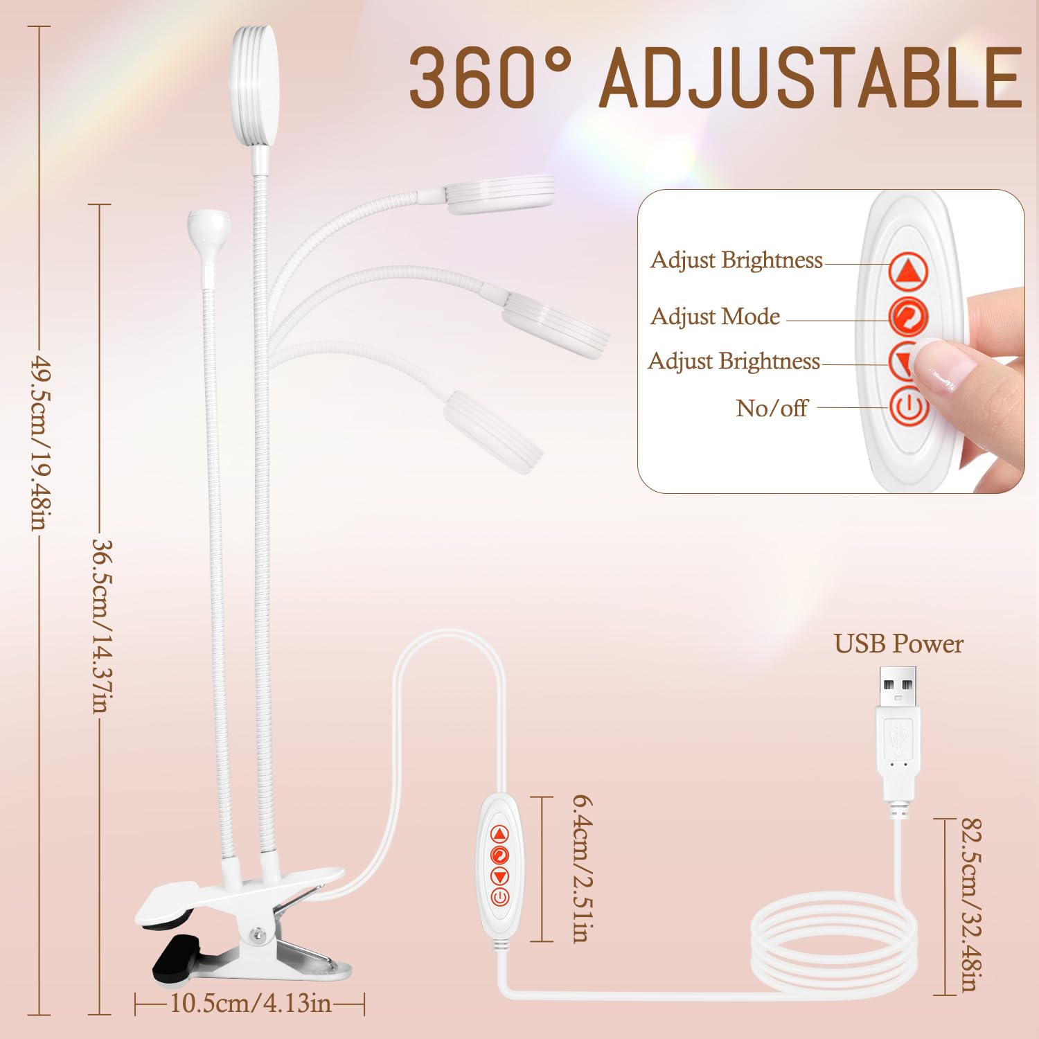 AORAEM dimmable brightness offers four levels for comfortable, customized curing.