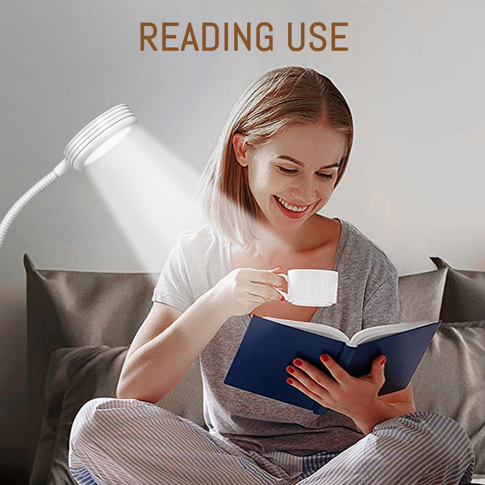 AORAEM USB-powered lamp works with computers, power banks, and notebooks.