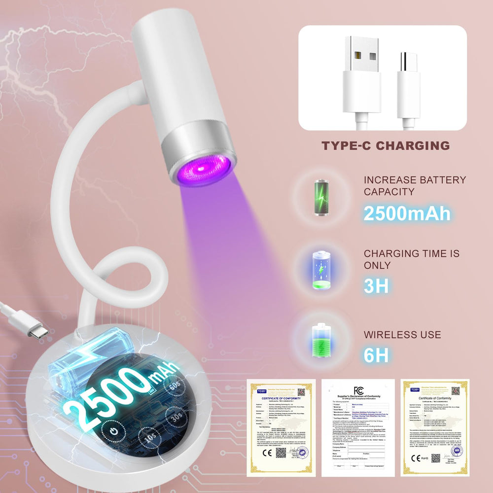 AORAEM UV LED Nail Lamp auto sensor enables easy hands-free start