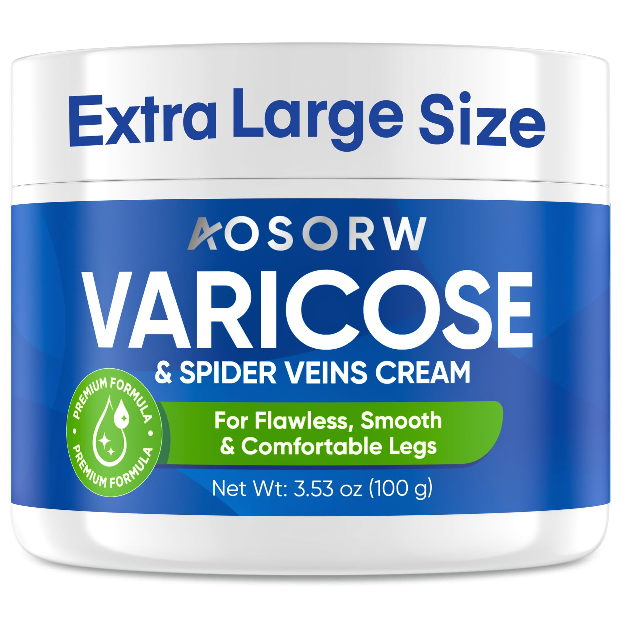 AOSORW varicose-veins-cream-tube for leg comfort and smoother skin