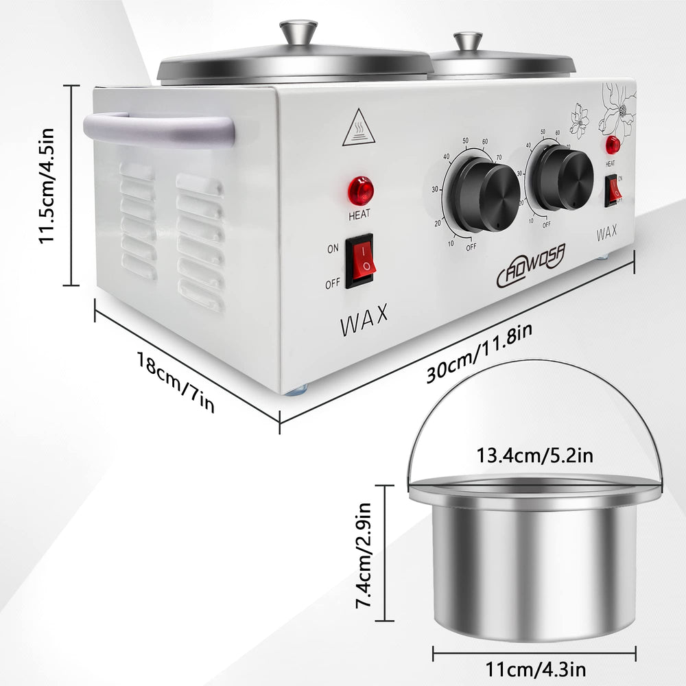 AOWOSA paraffin facial wax warmer spa use demonstration