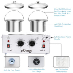AOWOSA wax warmer temperature control dials enable precise settings for customization.