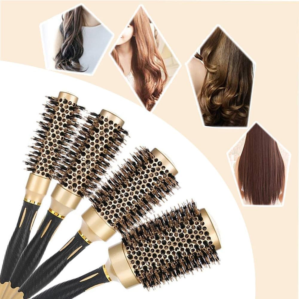 Aozzy nanothermic-ion bristles gentle heat protection and frizz control
