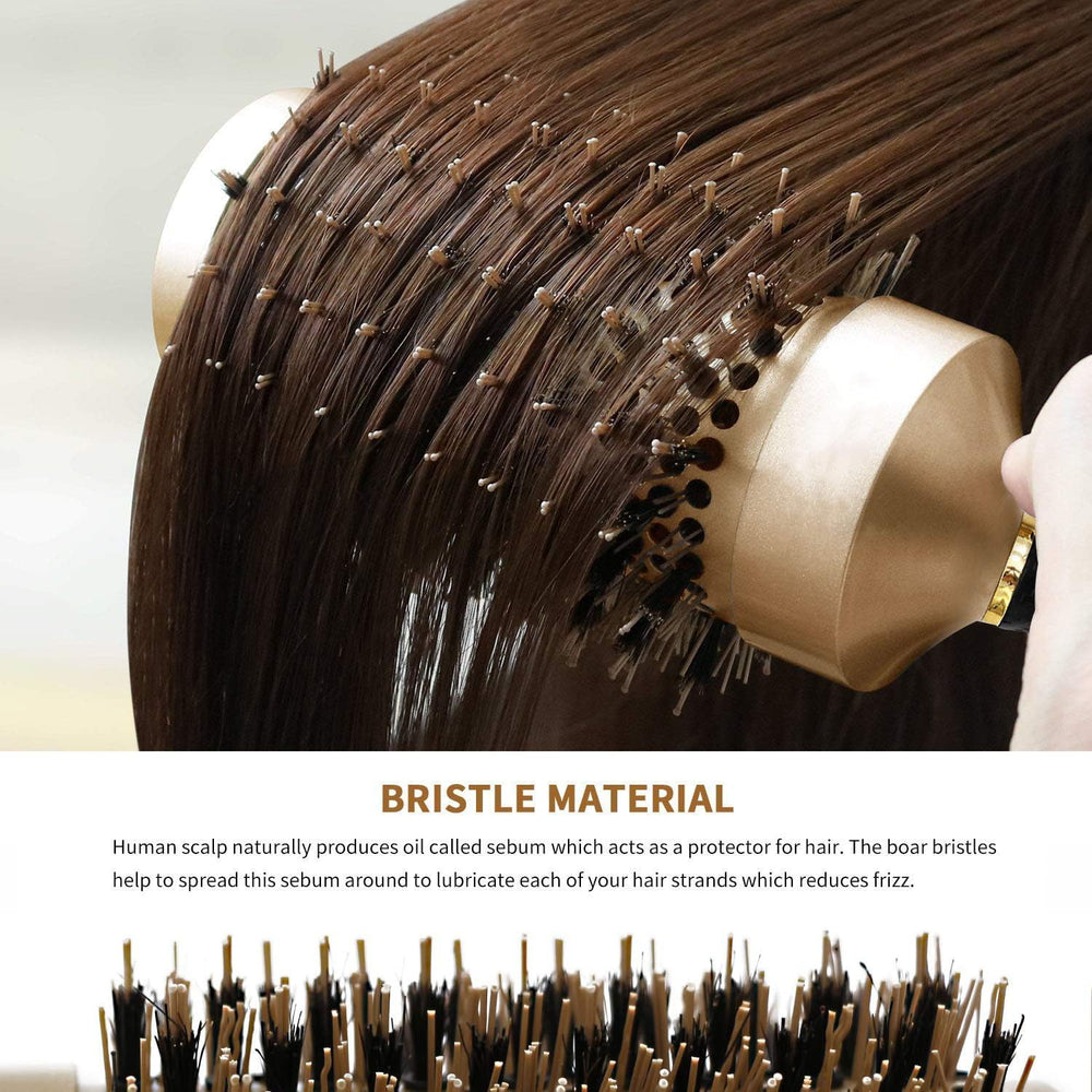 Aozzy round brush 53mm great for long hair with lift and shine