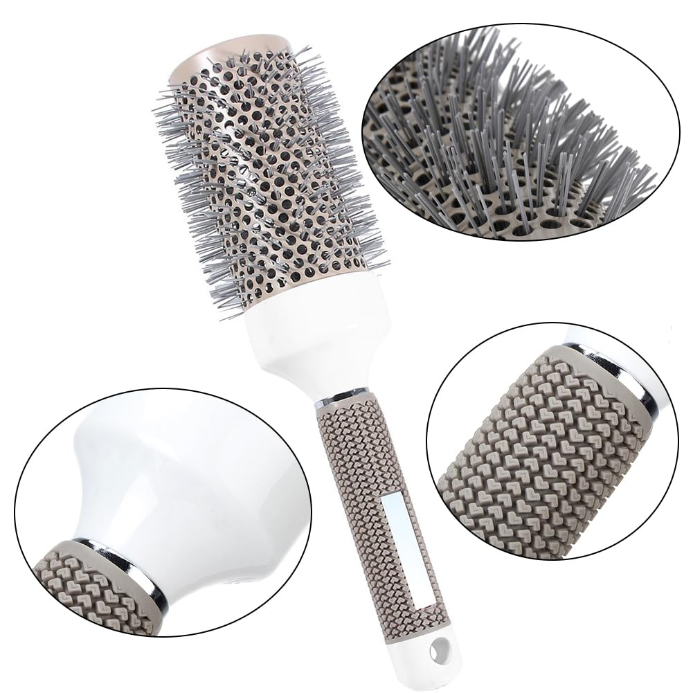 Aozzy round brush set 25mm provides medium barrel styling for voluminous, smooth blowouts