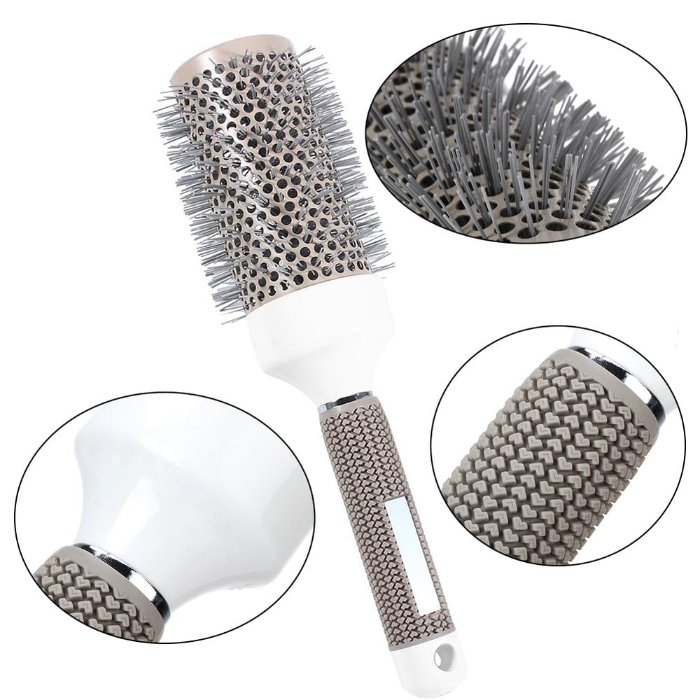 Aozzy round brush set 25mm provides medium barrel styling for voluminous, smooth blowouts