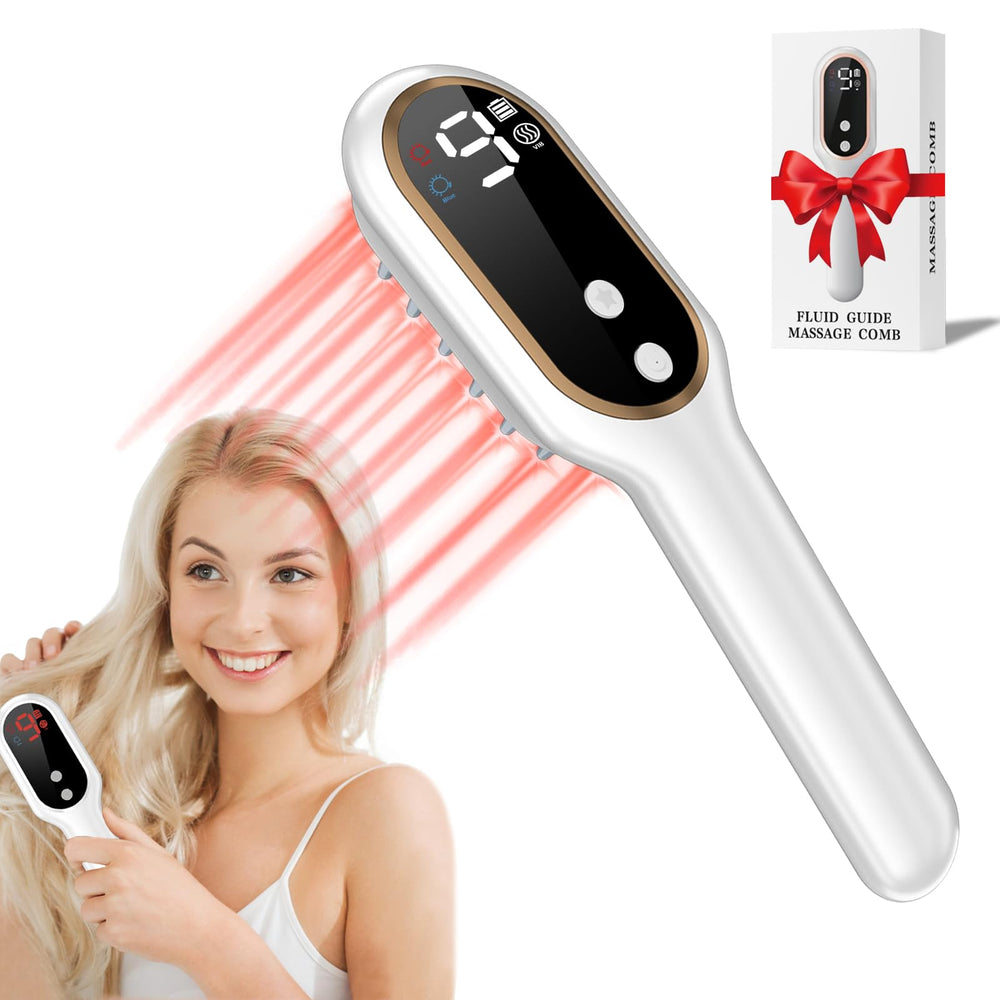 Apbier Laser Hair Growth Comb home-use setup suggests a simple routine at your pace.