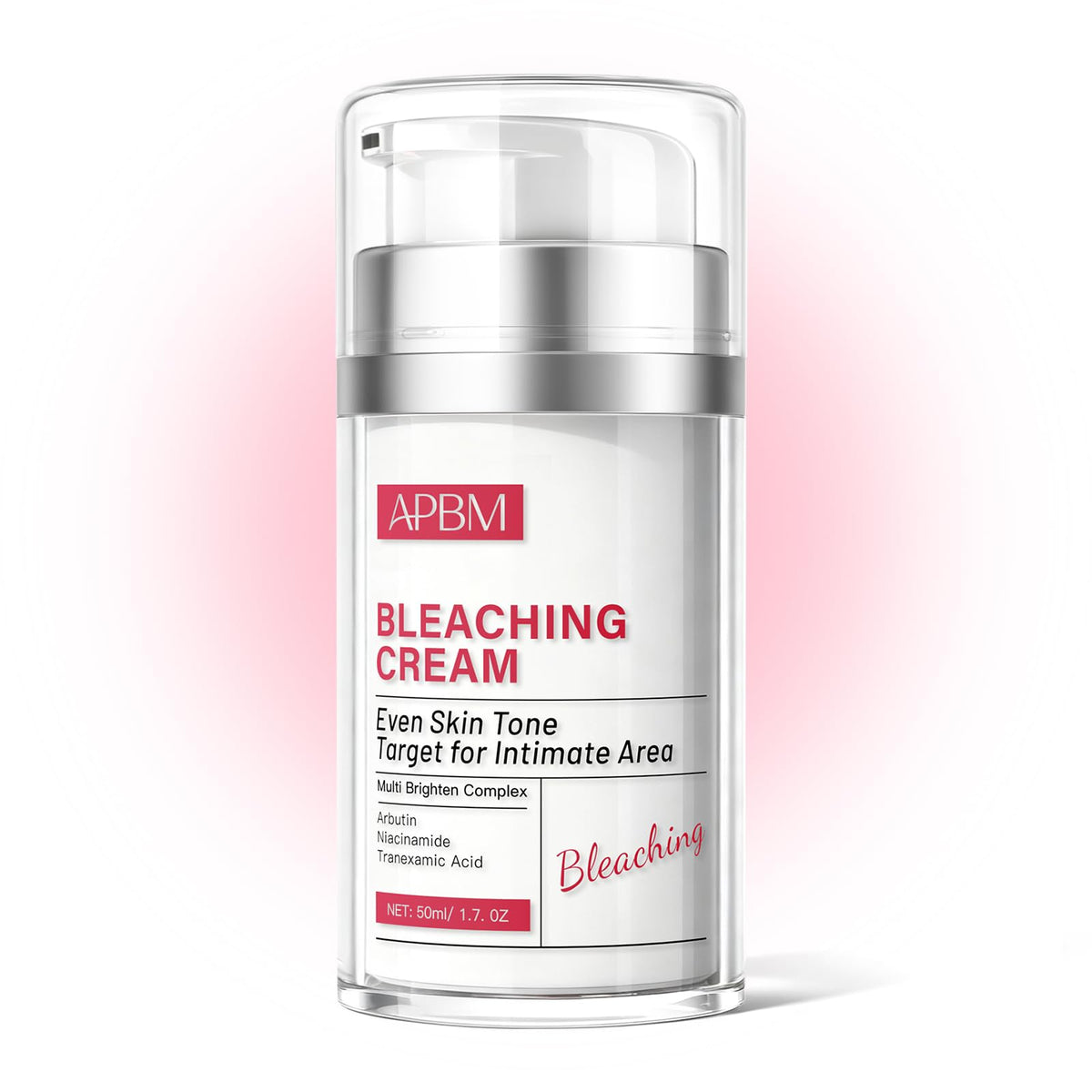 APBM Skin Lightening Cream intimate bottle for a smooth, even-toned finish