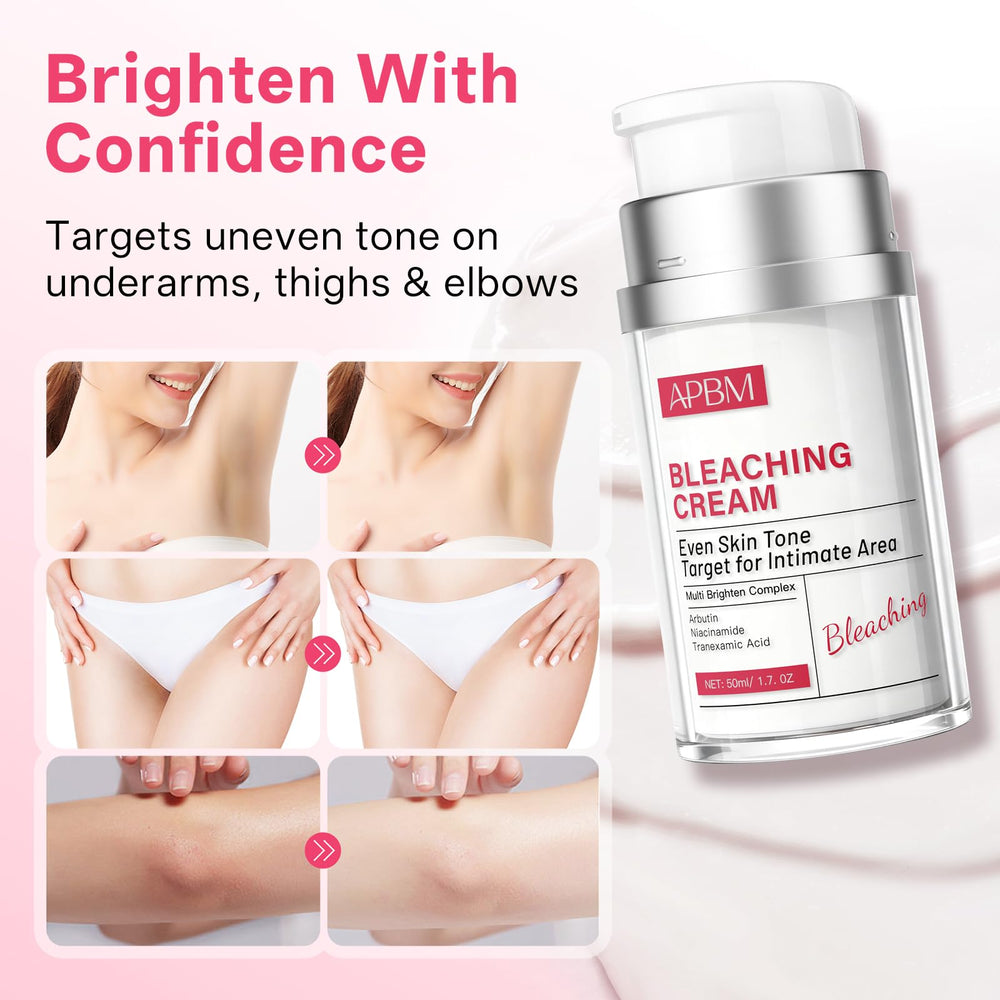 APBM Skin Lightening Cream underarm application ready for discreet use