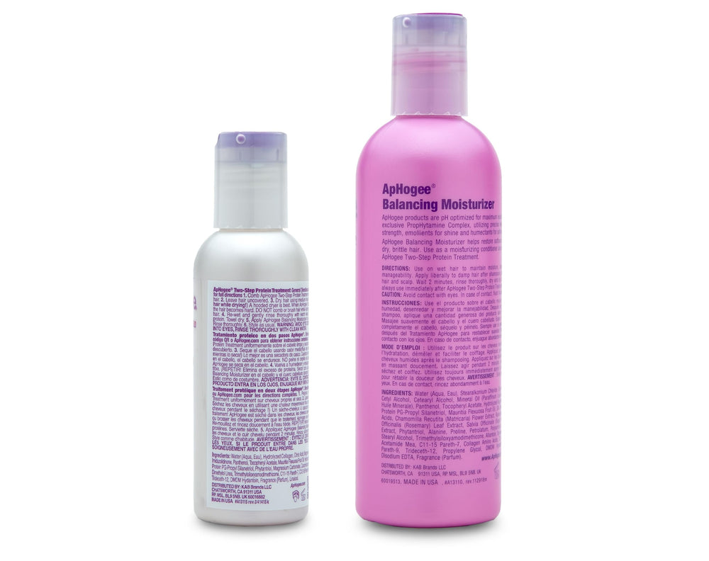 Aphogee double bundle box on display for salon-inspired home care