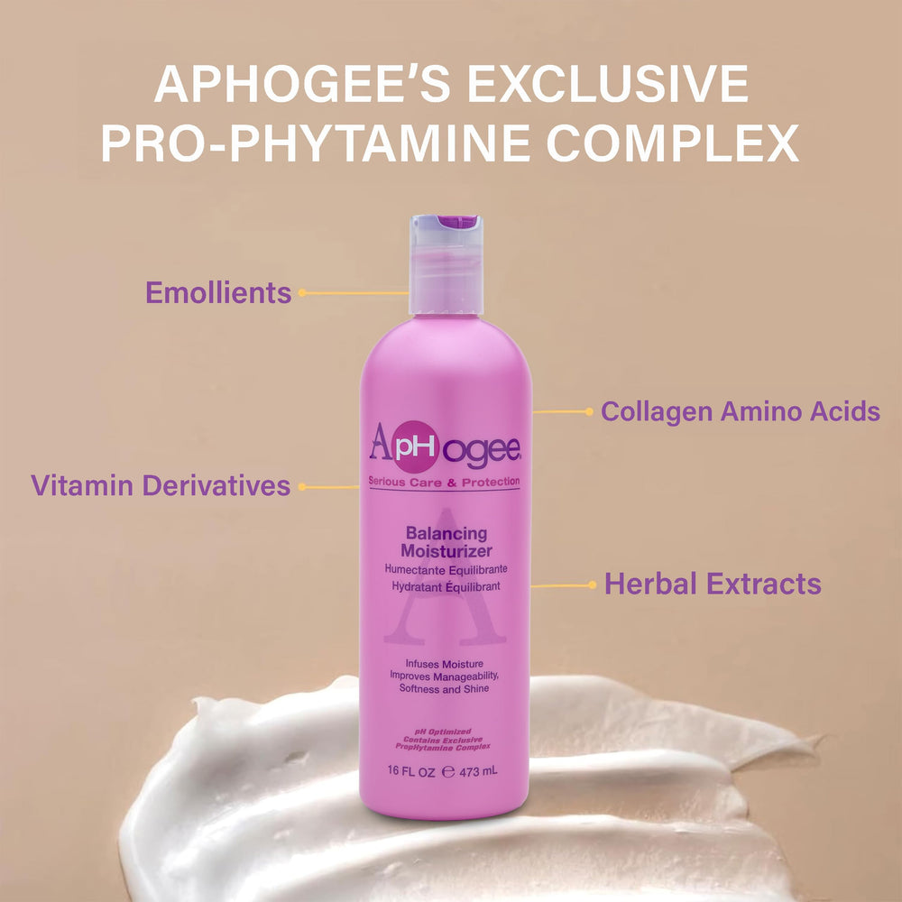 Aphogee-treated hair close-up showing smoother, more manageable texture.