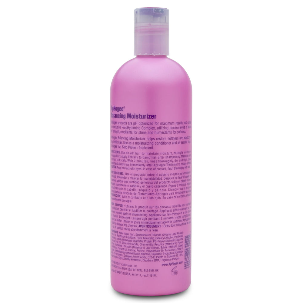 Aphogee two-step system in a professional-style setting for healthy-looking hair.