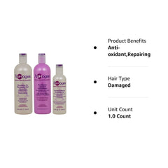 ApHogee ProVitamin Leave-In Conditioner bottle promotes detangling and heat protection for color-treated hair.