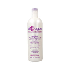Aphogee Two-step Treatment bottle close-up signaling strengthening for damaged hair