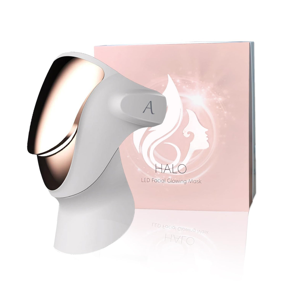 Aphrona Halo LED face mask front view for at-home skincare sessions