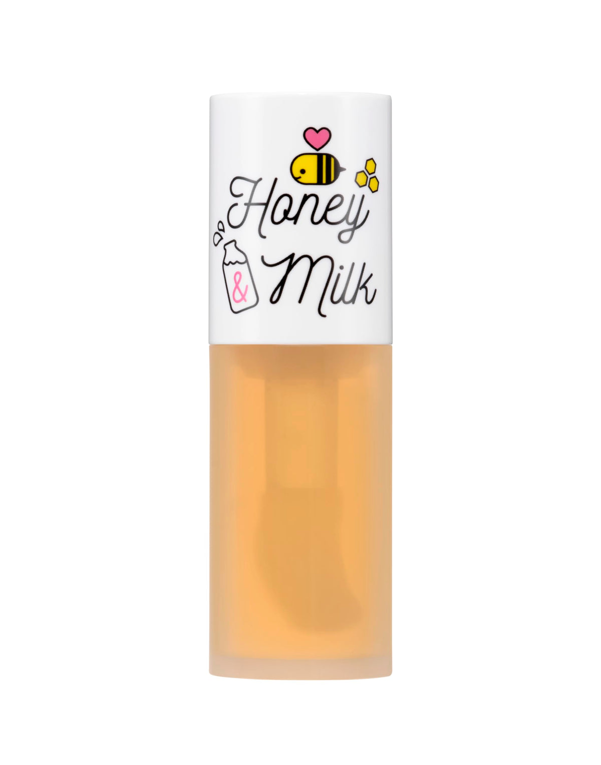 A'PIEU Honey & Milk Lip Oil bottle close-up delivering long-lasting moisture.