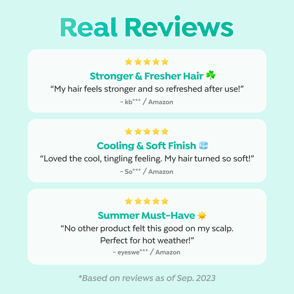 A’PIEU Mint Hair Vinegar bottle on sink demonstrates easy post-shampoo rinse for refreshing scalp.