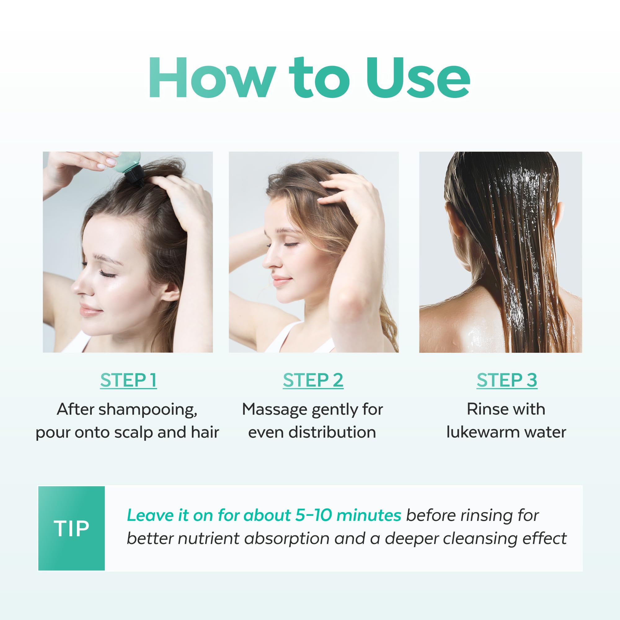 A’PIEU Mint Hair Vinegar daily routine promotes refreshed scalps and softer strands.