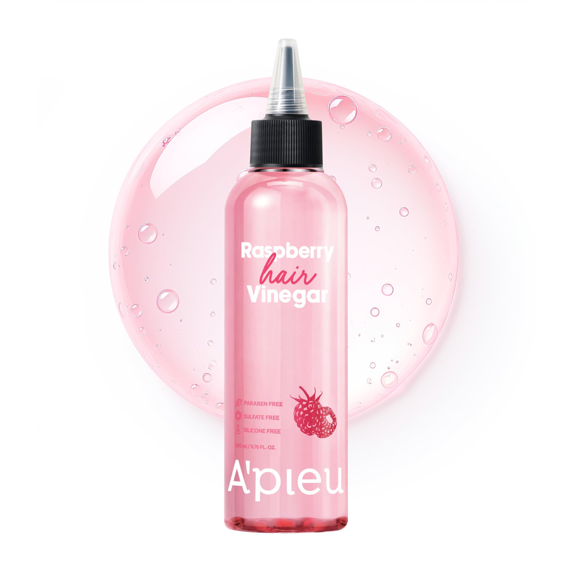 A’PIEU Raspberry Hair Vinegar Rinse showcases Korean beauty heritage and clarifying action.