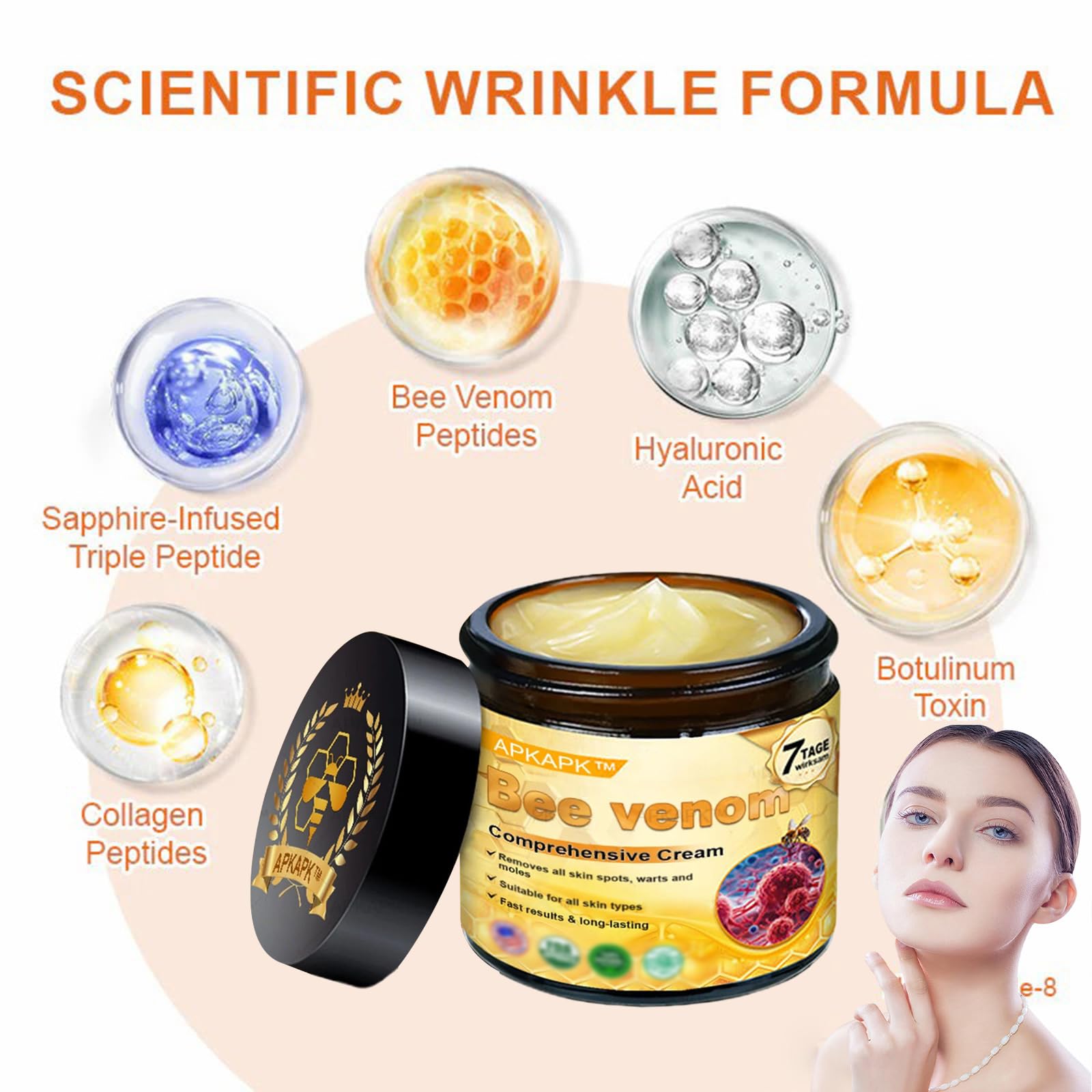 APKAPK Bee Venom Cream in daily skincare routine for all skin types