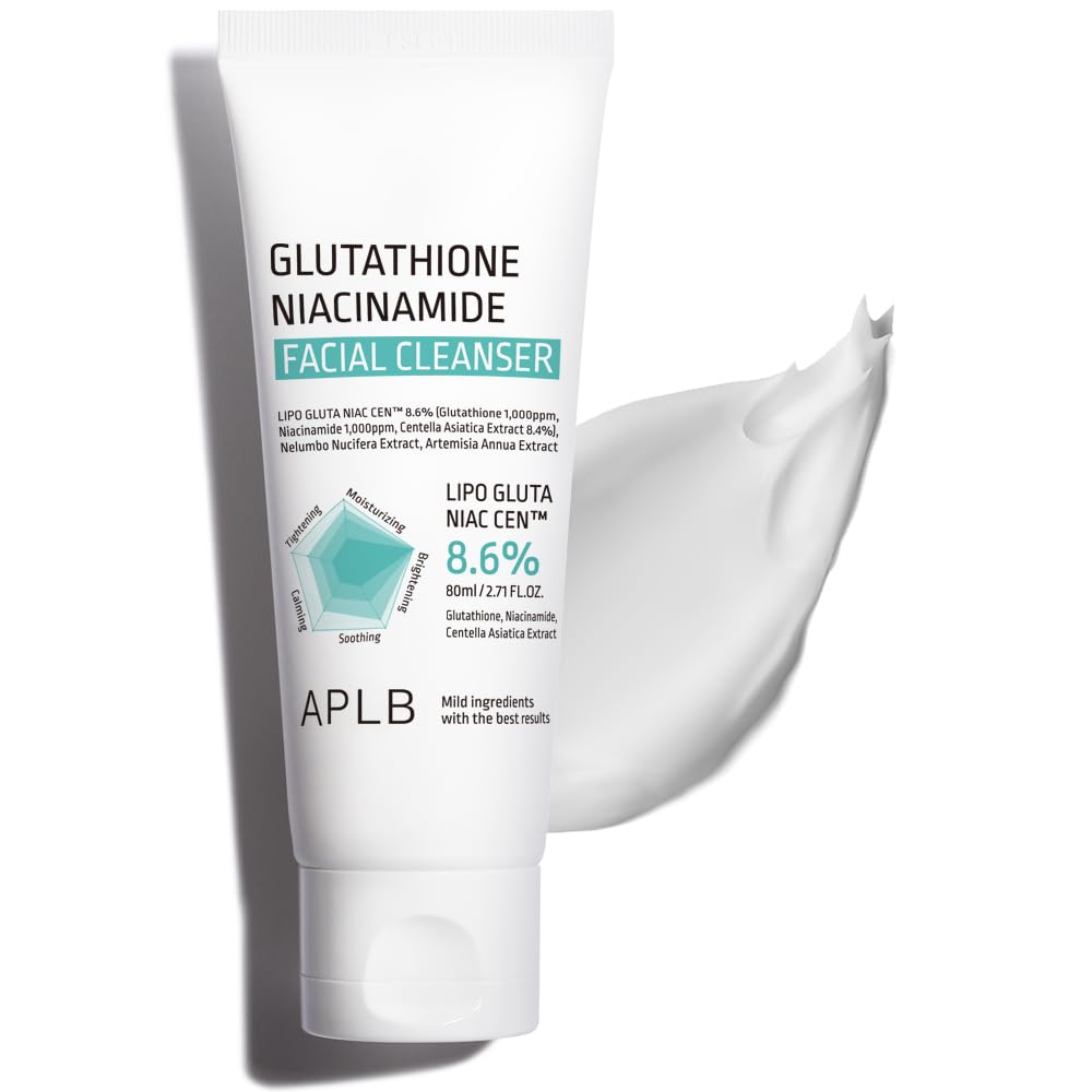 APLB Glutathione Niacinamide Facial Cleanser bottle for gentle cleansing and refreshed skin