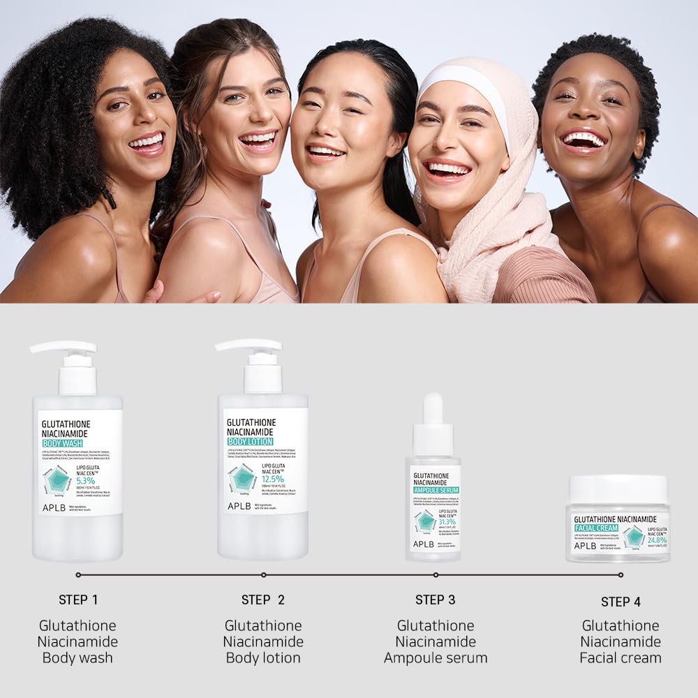 APLB Korean skincare label emphasizes potent formula and premium hydration