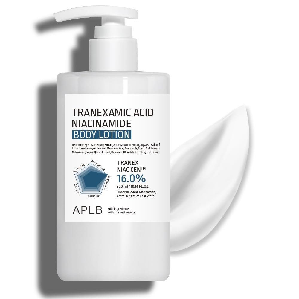APLB Tranexamic Acid Niacinamide Body Lotion bottle ready for daily hydration
