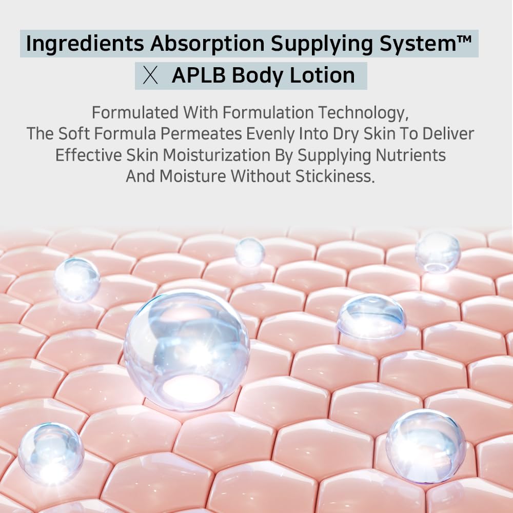 APLB Tranexamic Niacinamide Body Lotion moisturizing pump in action