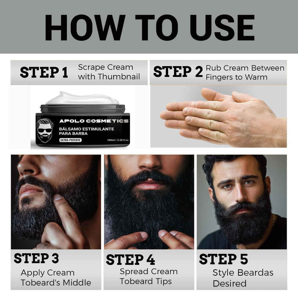 apolo cosmetics para barba balm with 20 percent blend impact on beard health