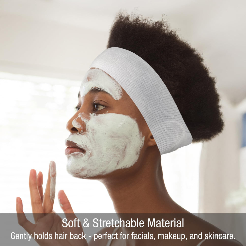 APPEARUS headband supports makeup application with unobstructed visibility.