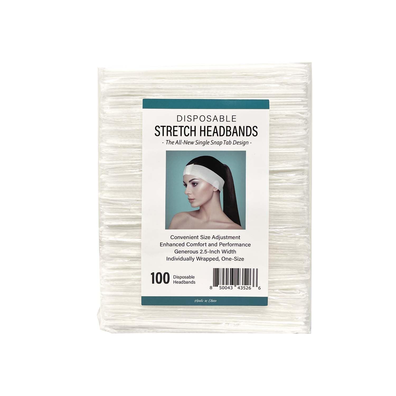 APPEARUS headband 100-pack reinforces cost-efficient professional supply.