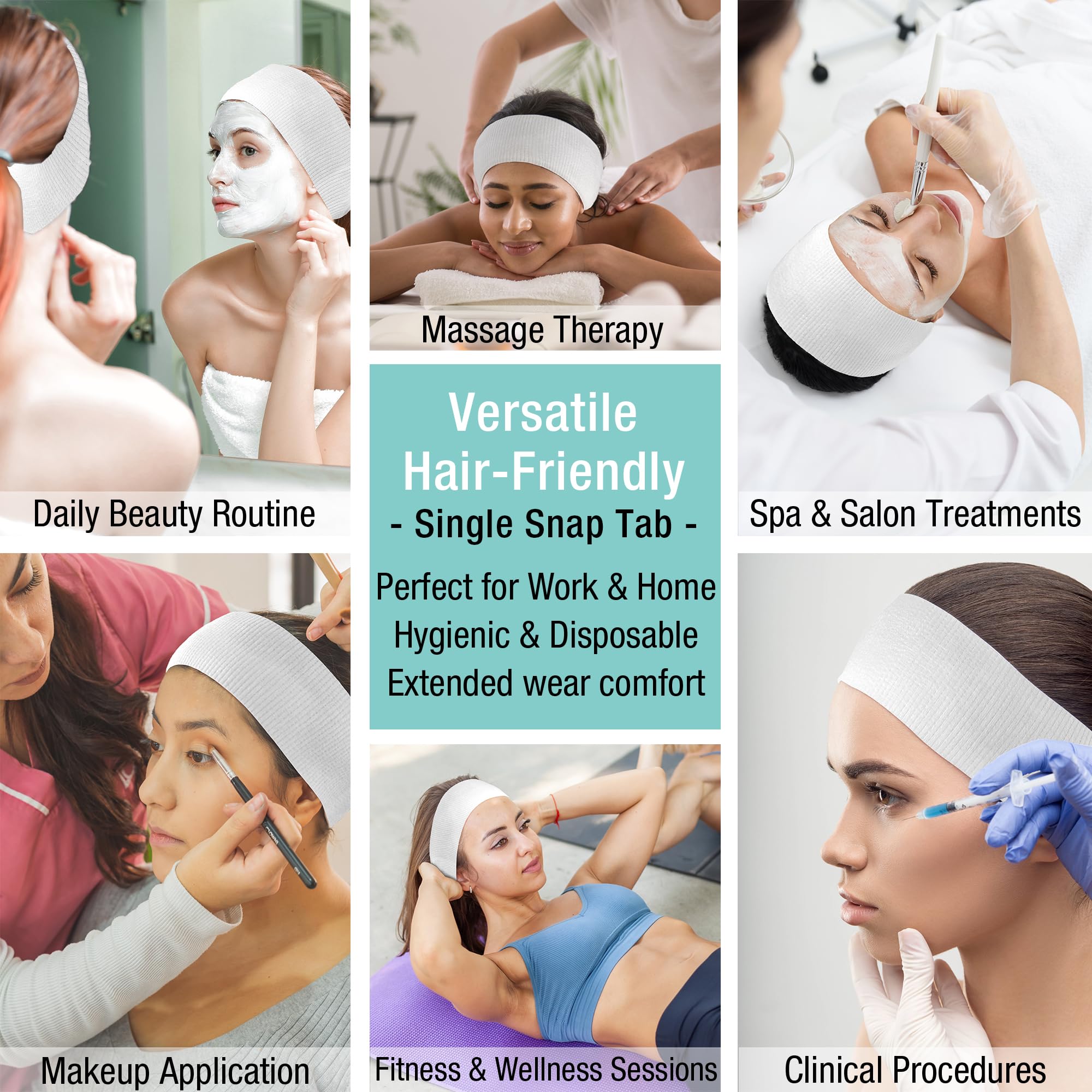 APPEARUS headband versatility for spa, salon, and home skincare.