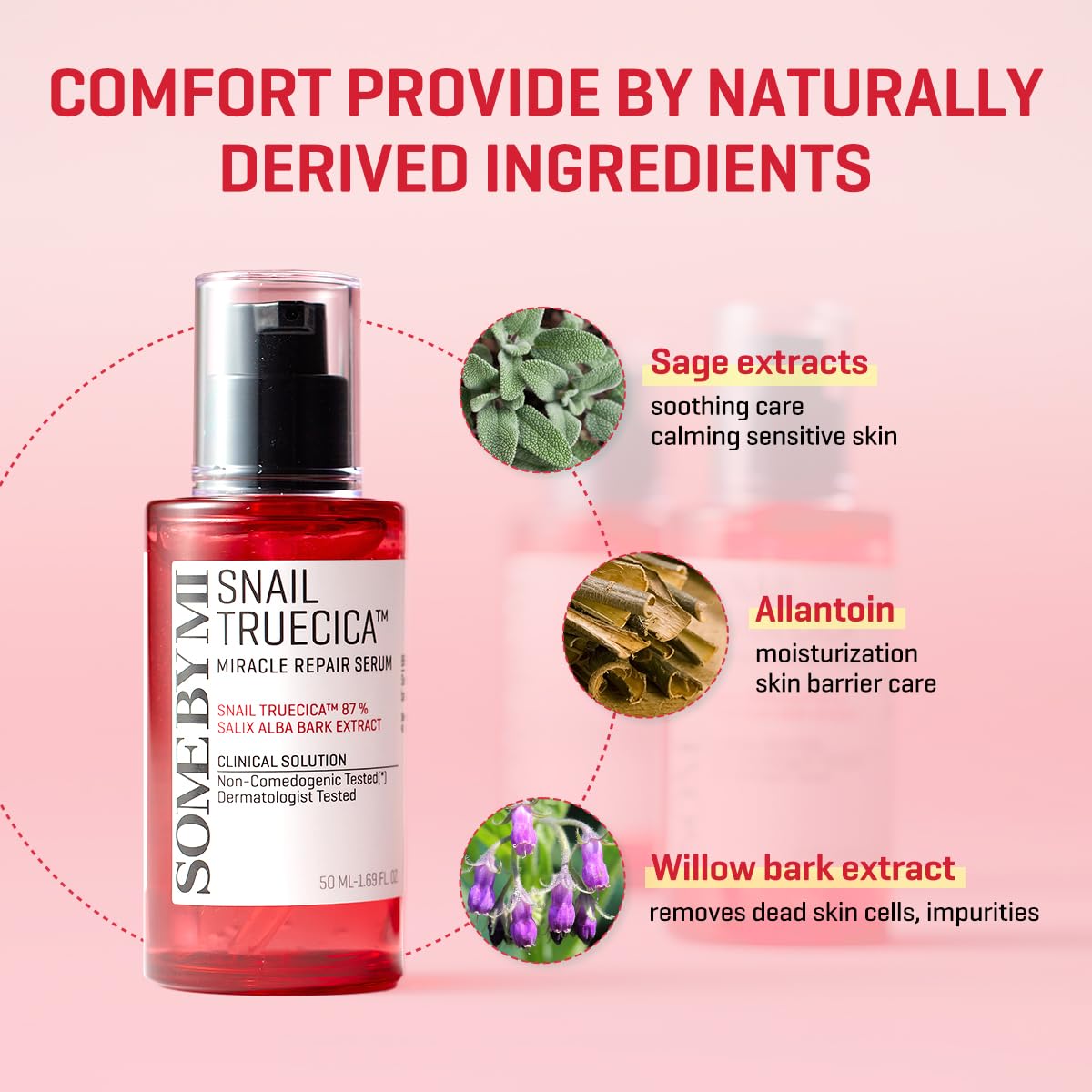 Drops applied to skin illustrating easy post-cleanse routine