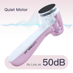 APRELM E7 1000RPM motor powers quick, controlled exfoliation.