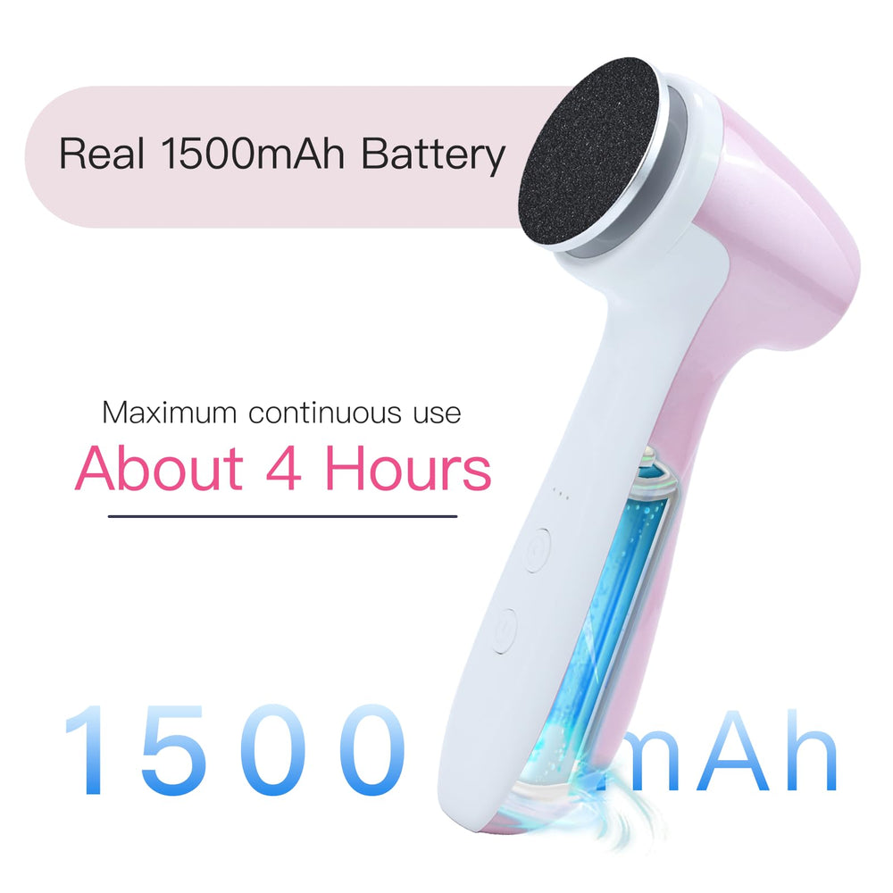 APRELM E7 pink-finish design adds style to at-home foot care routines.