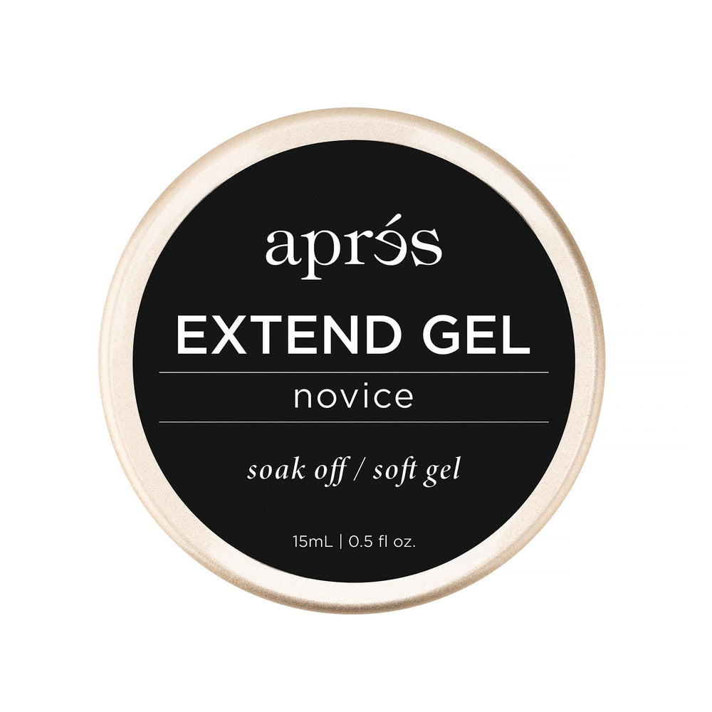 APRÉS Extend Gel Novice application close-up reveals thick formula in action.
