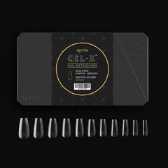 APRÉS Gel-X 500 tips in varied sizes 00-9 enable perfect fit and durable wear