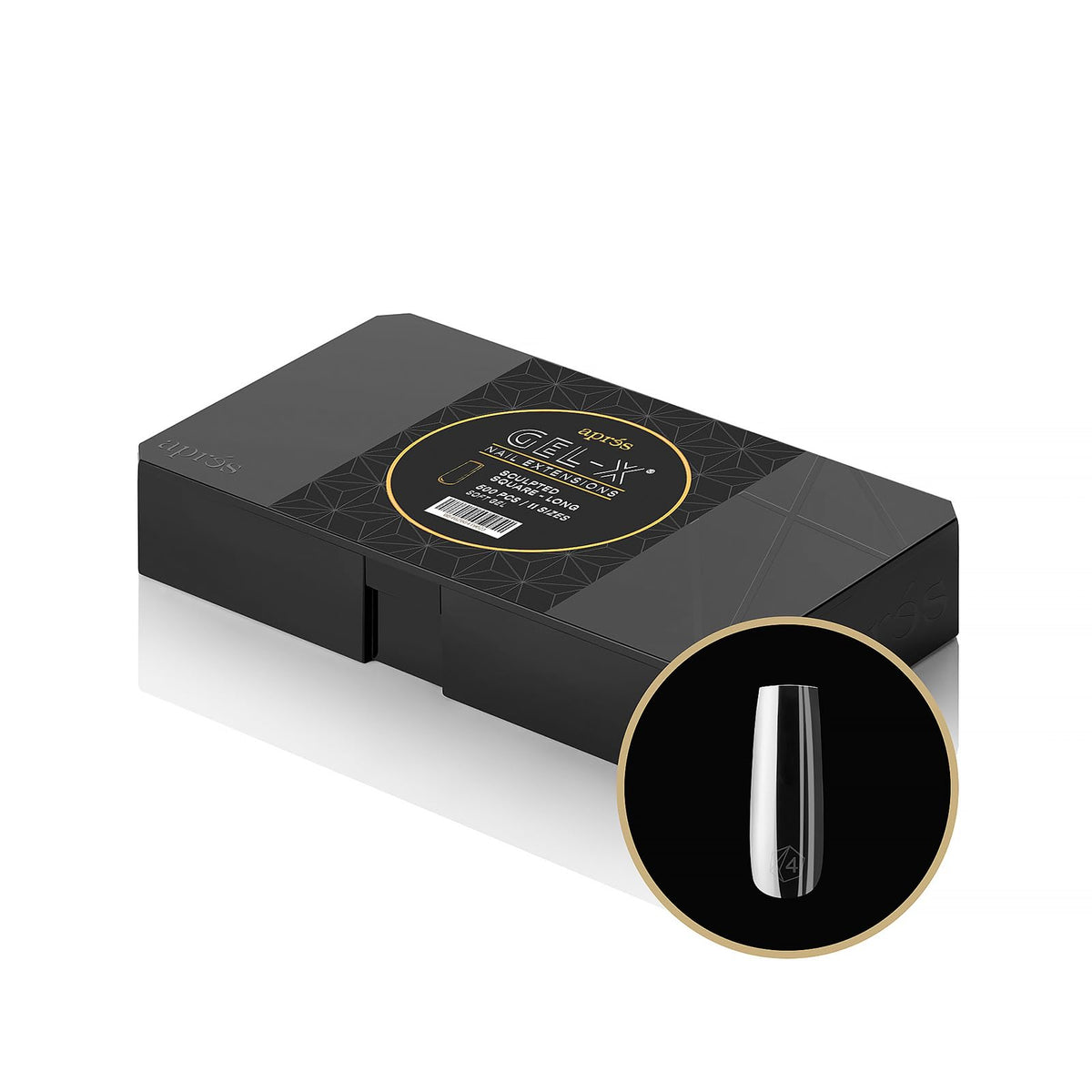 APRÉS Gel-X box of tips with multiple sizes for a precise fit