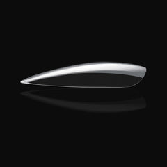 APRÉS Gel-X close-up on sculpted stiletto tip highlights clean edges.
